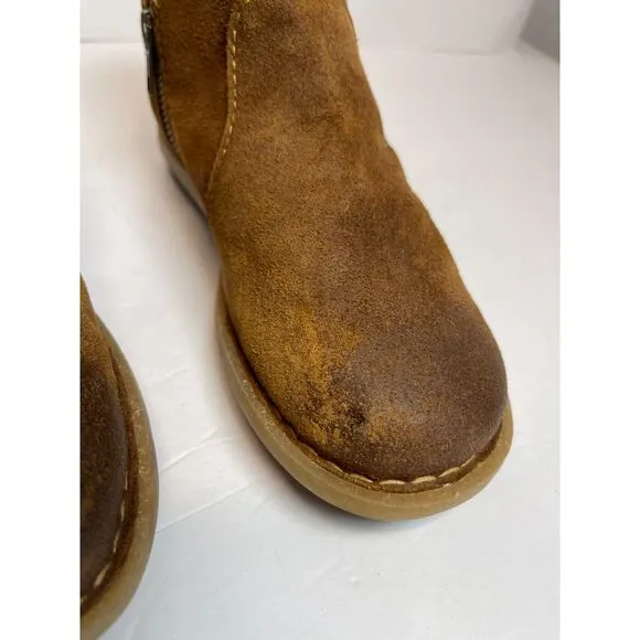 NWOT Born Wynter Comfort Booties Brown Suede Ankle Boots - Size 7