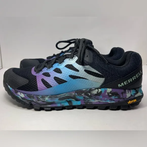 NWOT MERRELL Women’s Vibram Antora 2 Noir Athletic Shoes 9.5M