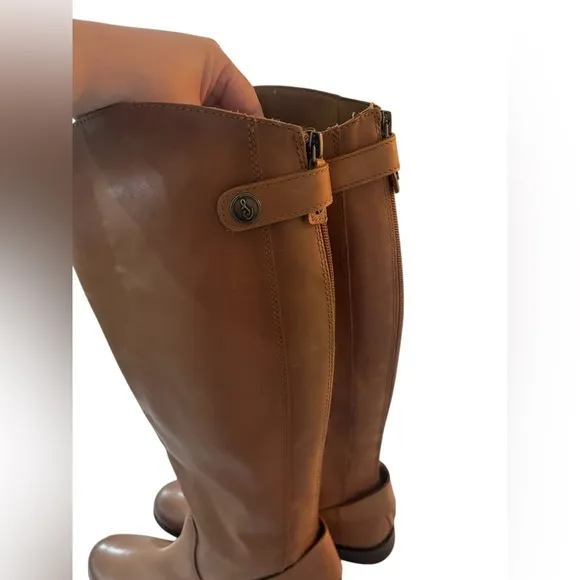NWOT Sam Edelman Penny Leather Riding Boots Size 7.5