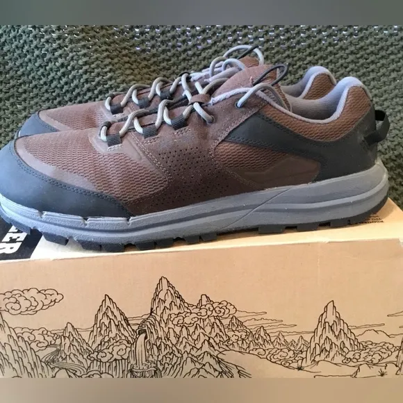 NWT Astral Men’s Brown Scuffler TR1 Hiking Trail Running Shoes, Lace Up; Size 13