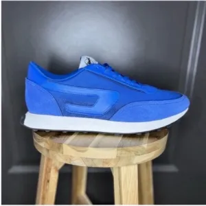 NWT Diesel S-Racer LC Low Top Sneakers | Strong Blue | Size EU45 |
