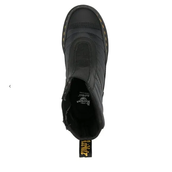 NWT Dr Martens Audrick Quilted Platform Quilted Chelsea Boots, Black Women’s 7