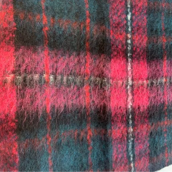 NWT Lauren Ralph Lauren Plaid Pencil Mini Wool Skirt, size 12P