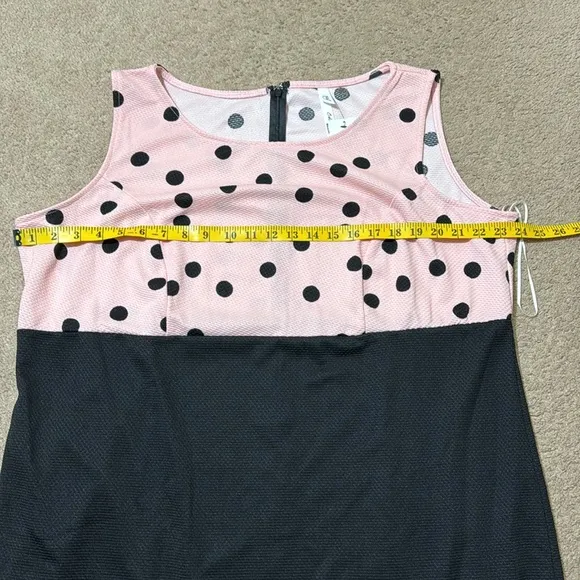 NWT Pink Polka Dot Dress Size: 18W