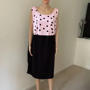 NWT Pink Polka Dot Dress Size: 18W