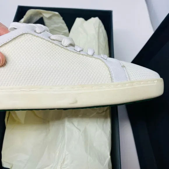 NWT rag &amp; bone Sneakers Kent Lace Up White Mesh Size 35