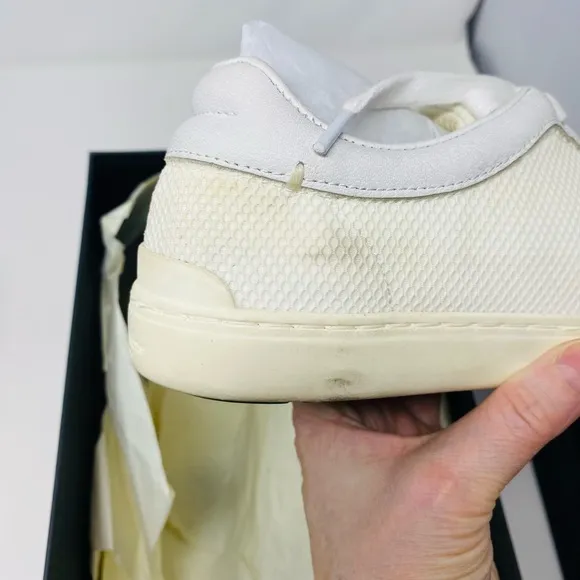 NWT rag &amp; bone Sneakers Kent Lace Up White Mesh Size 35