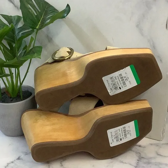 NWT Rag and Bone Tan Suede Women Sandals Size 6.5
