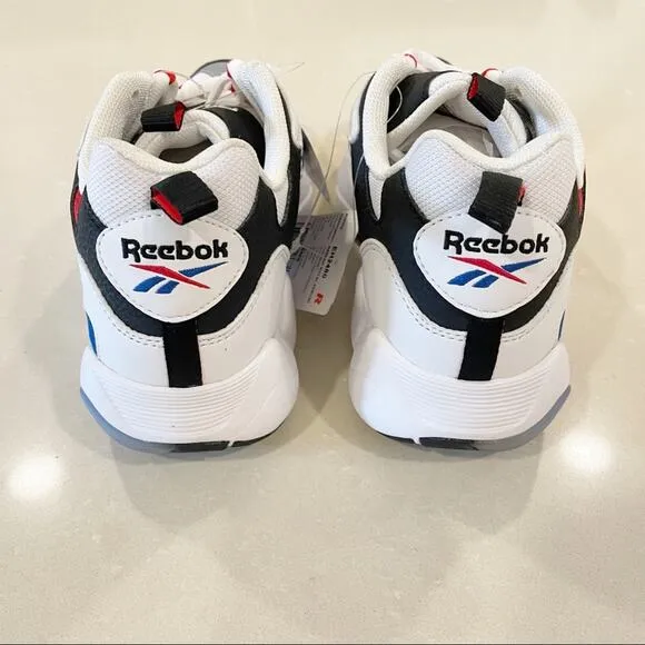 NWT Reebok Royal Pervader Athletic Shoes Sneakers White Red Blue 9