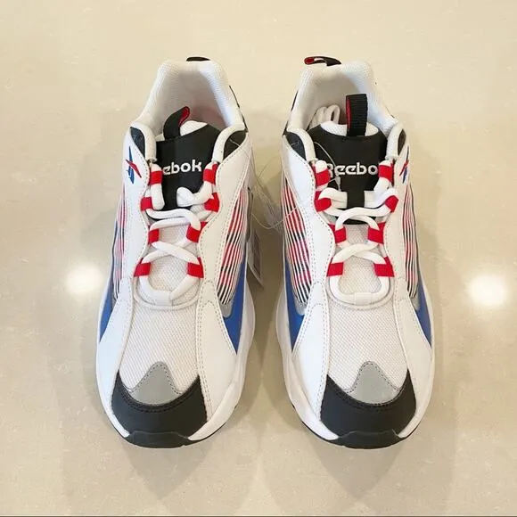 NWT Reebok Royal Pervader Athletic Shoes Sneakers White Red Blue 9
