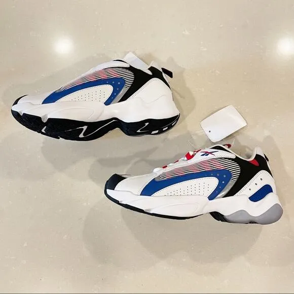 NWT Reebok Royal Pervader Athletic Shoes Sneakers White Red Blue 9