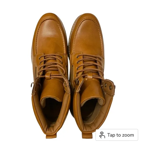 NWT Steve Madden Men's synthetic Leather 5.5” bleaker ankle Boots size 12M