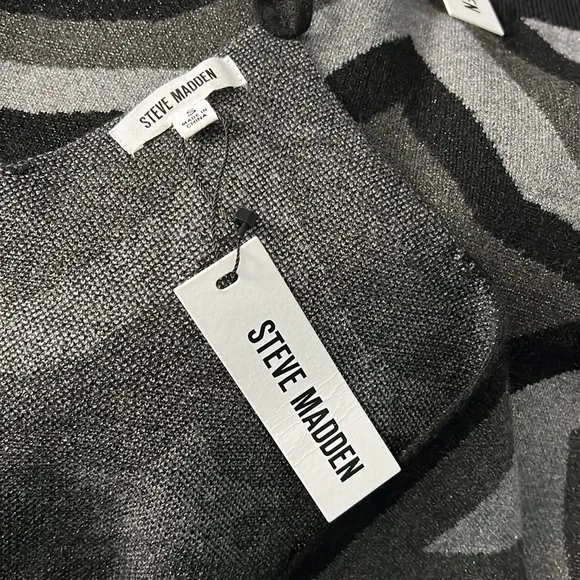 NWT Steve Madden Retro Star Knit Sweater Skirt Set Small