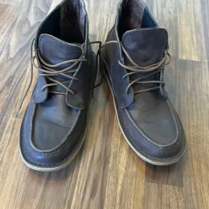 OLIBERTE: Men's Brown Leather Boots made in Africa