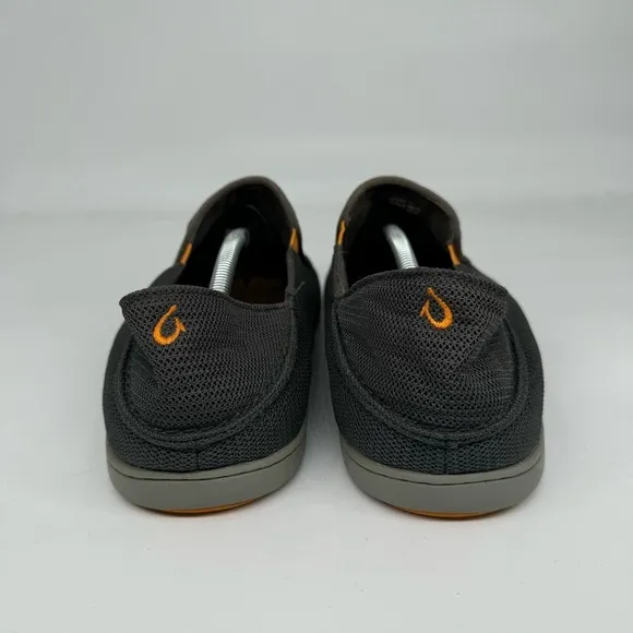 Olukai Men’s 13 Nohea Mesh Casual Slip On Shoes‎ Gray Orange 10188-4242