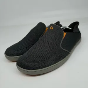 Olukai Men’s 13 Nohea Mesh Casual Slip On Shoes‎ Gray Orange 10188-4242