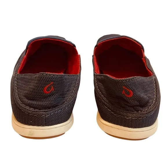 Olukai Men’s Sz 10 Navy Blue Nohea Slip On Shoes Mesh Casual Comfort