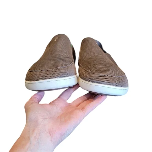Olukai Nohea Mesh Shoes Tan Men's Size 13