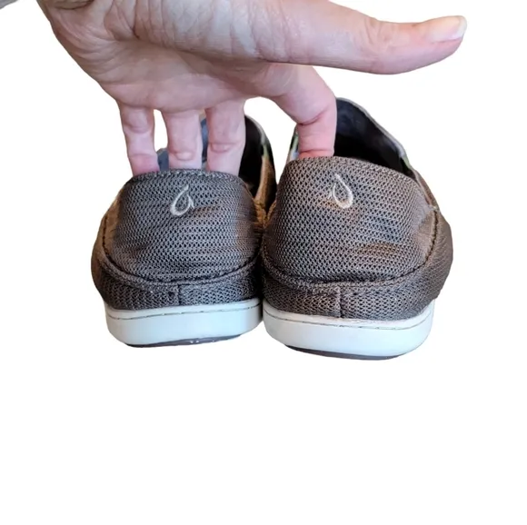 Olukai Nohea Mesh Shoes Tan Men's Size 13