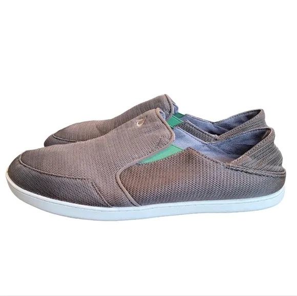 Olukai Nohea Mesh Shoes Tan Men's Size 13