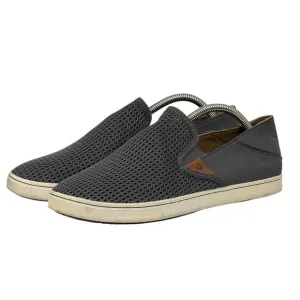OluKai Shoes Womens Size 9.5 Pehuea Mesh Slip On Comfort Loafer Sneakers Gray