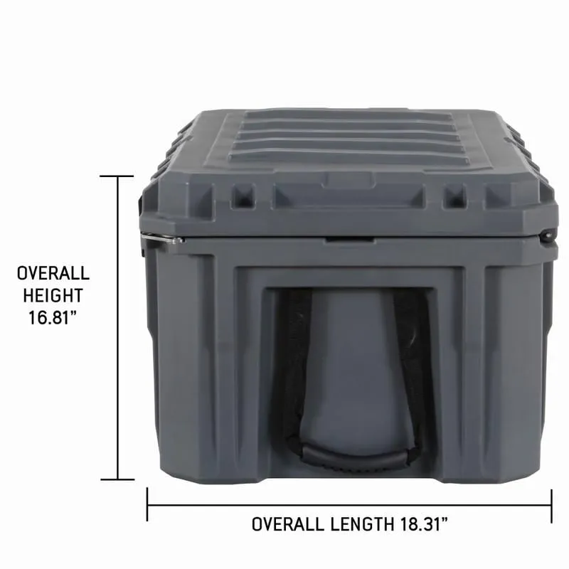 Overland Vehicle Systems Dry Cargo Box With Drain and Bottle Opener