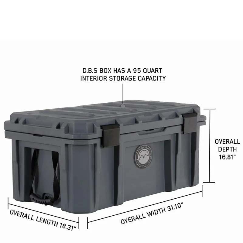 Overland Vehicle Systems Dry Cargo Box With Drain and Bottle Opener