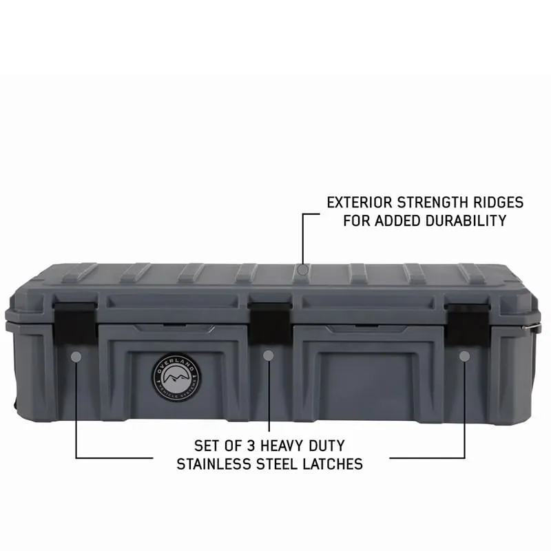 Overland Vehicle Systems Dry Cargo Box With Drain and Bottle Opener