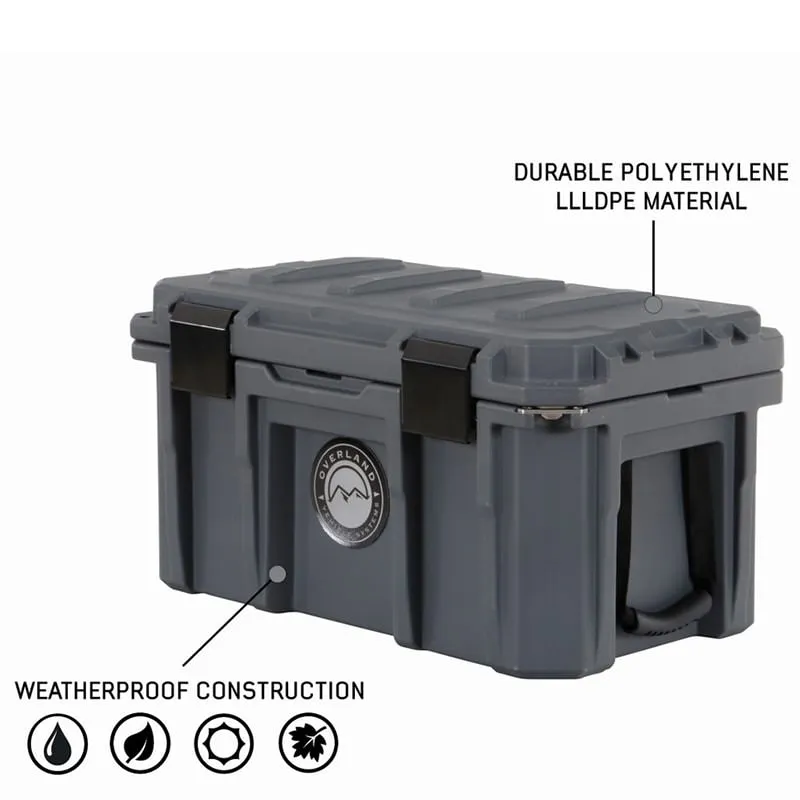 Overland Vehicle Systems Dry Cargo Box With Drain and Bottle Opener