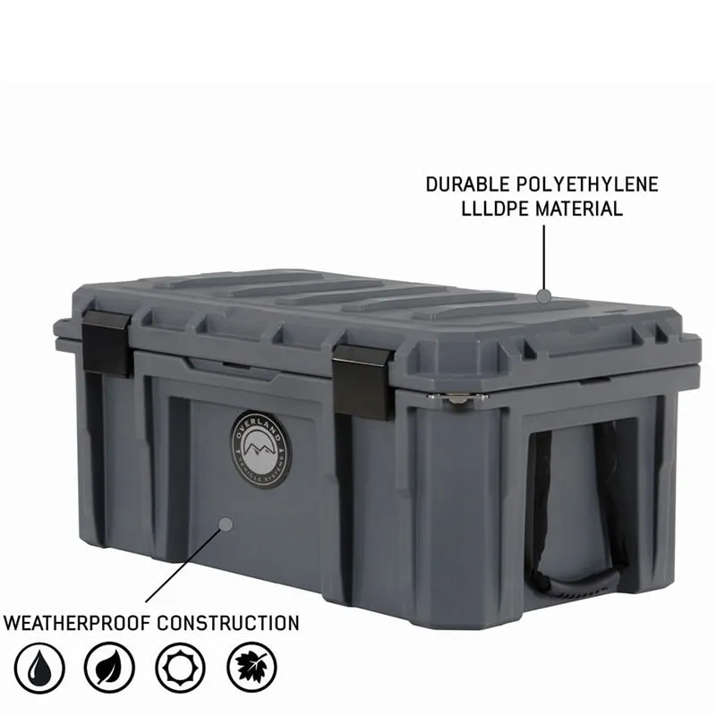 Overland Vehicle Systems Dry Cargo Box With Drain and Bottle Opener