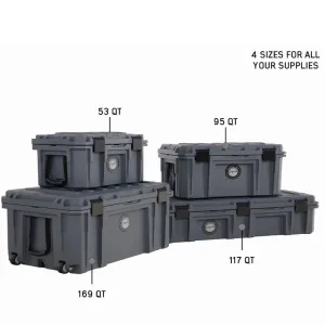 Overland Vehicle Systems Dry Cargo Box With Drain and Bottle Opener