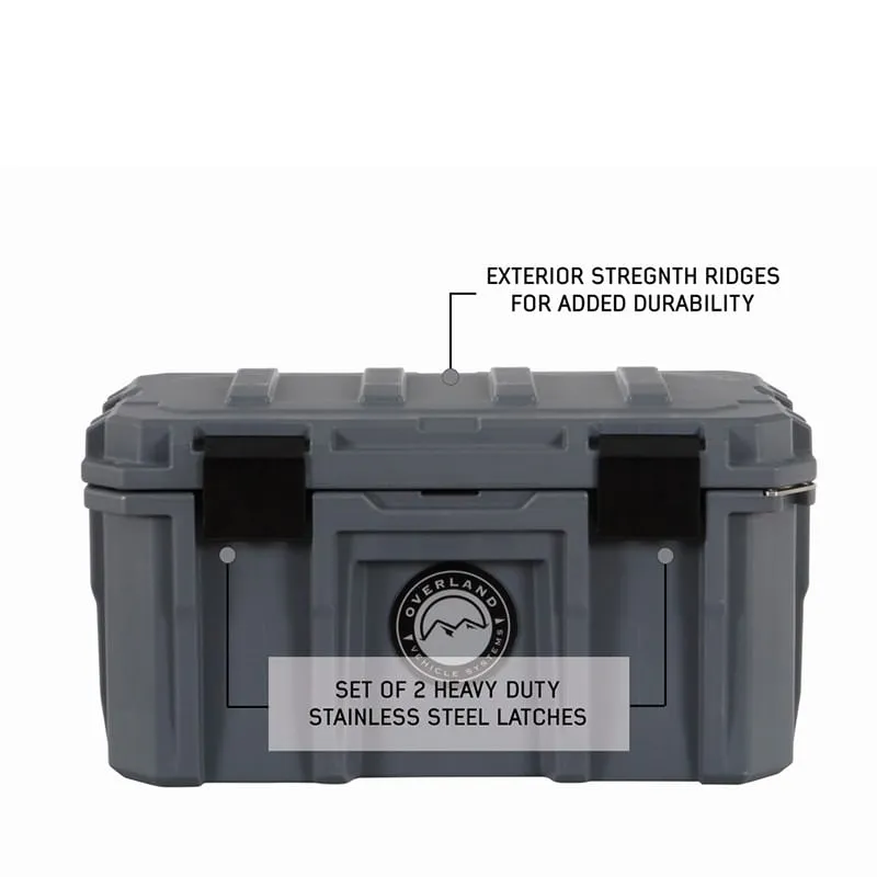 Overland Vehicle Systems Dry Cargo Box With Drain and Bottle Opener