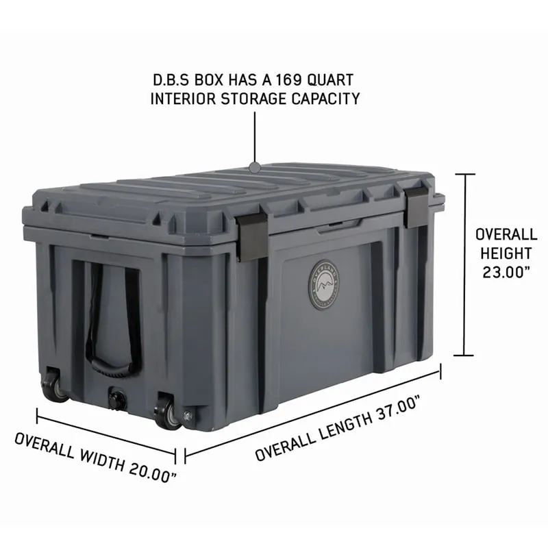 Overland Vehicle Systems Dry Cargo Box With Drain and Bottle Opener