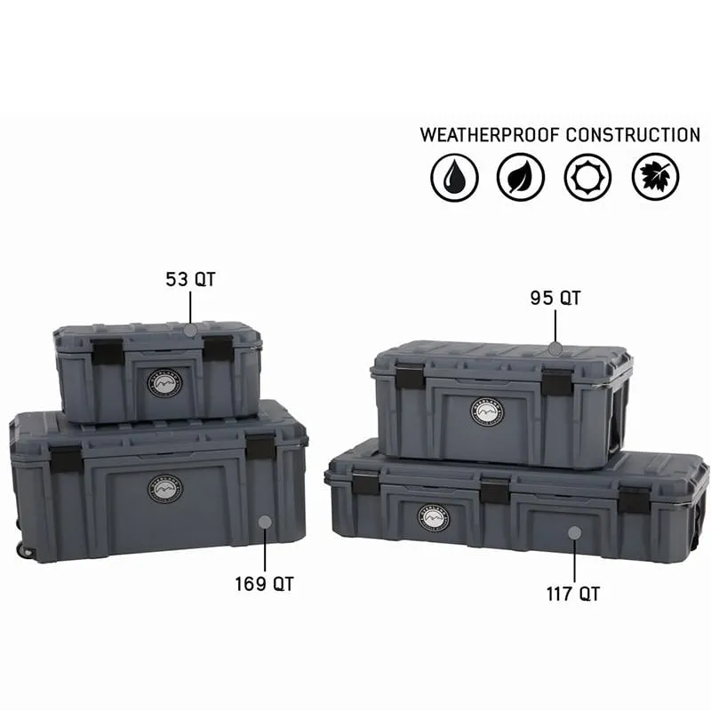 Overland Vehicle Systems Dry Cargo Box With Drain and Bottle Opener