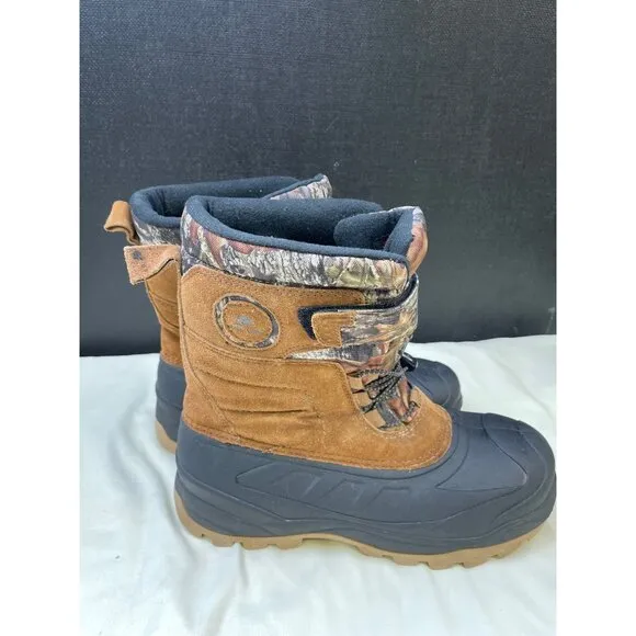 Ozark Trail Men's Mossy Oak Camo Winter Boots/ Shoes Size 8 SKU 5488
