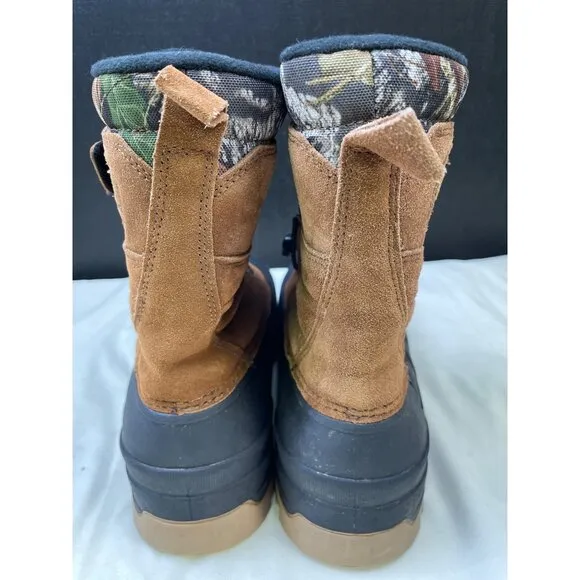 Ozark Trail Men's Mossy Oak Camo Winter Boots/ Shoes Size 8 SKU 5488