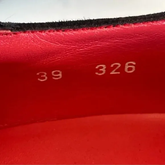 Pas de Rouge suede colorblock oxfords shoes size 39/9