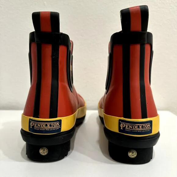 Pendleton Kids Sz 5 Chelsea Ankle Rain Mount Rainer National Park Boots Outdoor