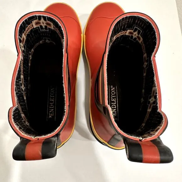 Pendleton Kids Sz 5 Chelsea Ankle Rain Mount Rainer National Park Boots Outdoor