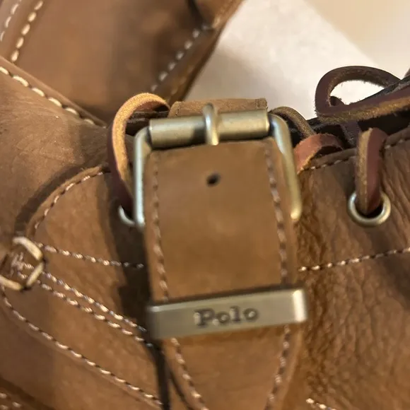 Polo by Ralph Lauren Brown Ranger Rugged Moc-Toe Boots