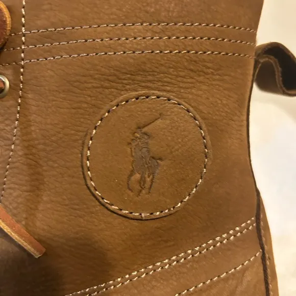 Polo by Ralph Lauren Brown Ranger Rugged Moc-Toe Boots