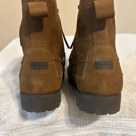 Polo by Ralph Lauren Brown Ranger Rugged Moc-Toe Boots