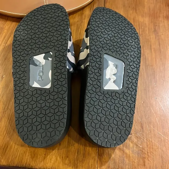 Polo Ralph Lauren Cayson Camo Skull black slides sandals shoes new Mens sizes