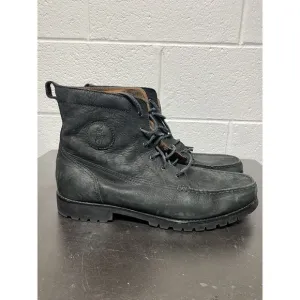 Polo Ralph Lauren Mens Rodway BO -CSL Ranger Boots Black Men's Size 14 D Leather