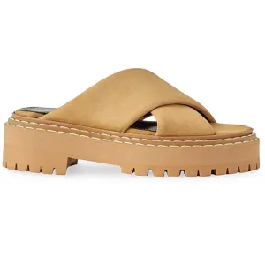 Proenza Schouler Suede Lug-Sole Platform Sandals 40