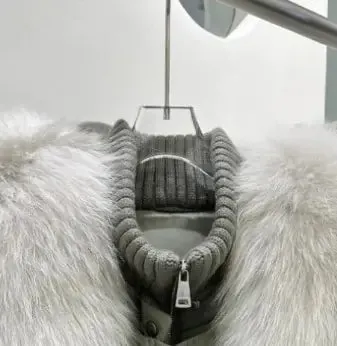 Puffer Jacket Real Fox Fur Collar