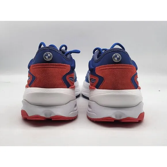 Puma Nitro BMW Running Shoes Size  10.5 Blue &amp; Red Mesh 307703 02