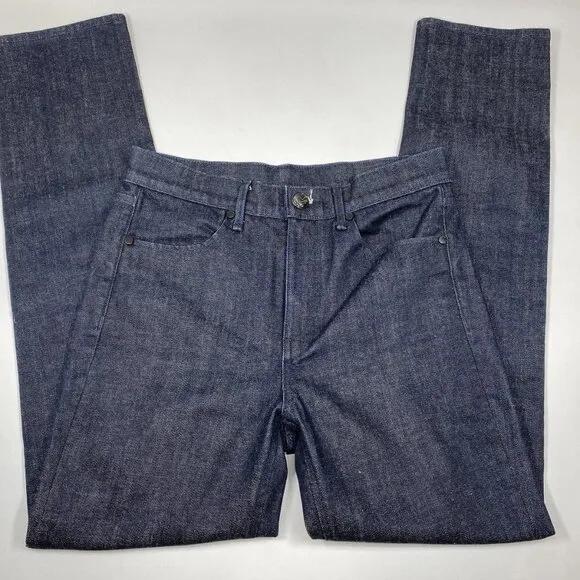 Rag &amp; Bone Women's Cigarette Leg Skinny Jeans Dark Indigo Size 26 – Stretch Deni