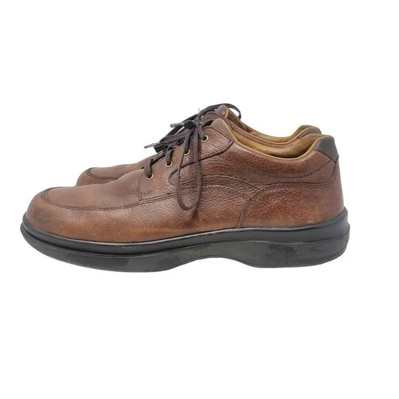 Red Wing Men's 14 B Oxford Leather Shoe Lace Up Brown