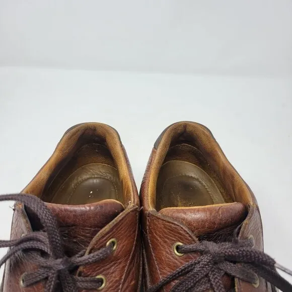 Red Wing Men's 14 B Oxford Leather Shoe Lace Up Brown